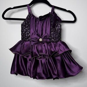 Elegant Purple Kids Formal Dress